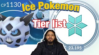 Ice type tier list Pokémon go [upl. by Whiney]