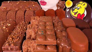 ASMR CHOCOLATE PARTY ICE CREAM MOCHI ROLL CAKE TICO DONUTS HERSHEY 초콜릿 디저트파티｜EATING｜MUKBANG｜먹방 [upl. by Dombrowski573]