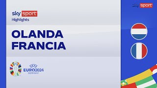 OlandaFrancia 00 gli highlights degli Europei 2024 [upl. by Fahey]