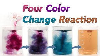 Four Colour Change Reaction Chameleon Chemical Reaction [upl. by Roede895]