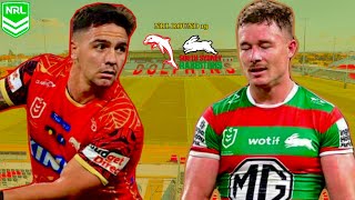 REDCLIFFE DOLPHINS VS SOUTH SYDNEY RABBITOHS  NRL ROUND 19 LIVESTREAM WATCH A LONG  11724 [upl. by Woody902]