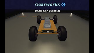 Roblox Gearworks Car Tutorial  GEARWORKS Tutorial [upl. by Sundberg]