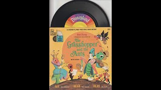 Walt Disney presents the story of The Grasshopper and the Ants record book with song [upl. by Rani]