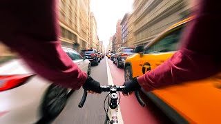 Chill Fixed Gear Ride in NYC  POV Fixed Gear [upl. by Oconnor902]