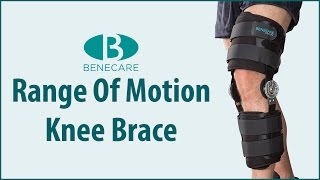 Benecare ROM Range Of Motion Knee Brace Product Information [upl. by Pahl]