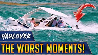 THE WORST BOAT FAILS EVER FILMED AT HAULOVER INLET BOAT SINKING  WAVY BOATS [upl. by Ericksen]