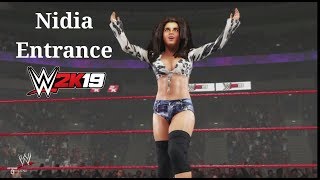 WWE 2K19 Nidia Entrance [upl. by Lemej87]