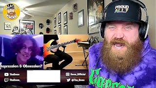 TheDooo  Guitarist BLOWS MINDS on Omegle with a DOUBLE GUITAR  Reaction [upl. by Lemmy722]