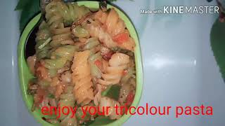 Tricolour pasta recipe [upl. by Guadalupe]