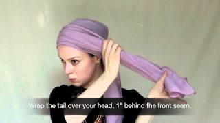 How to tie a Double Wrap headwrap [upl. by Nifares]