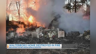 Walterboro home destroyed in Wednesday fire [upl. by Portie41]