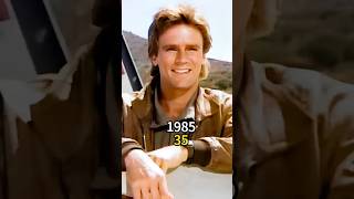 百戰天龍馬蓋先 MacGyver Cast Time Travel 1985–1992 shorts macgyver ytshorts [upl. by Pickford]