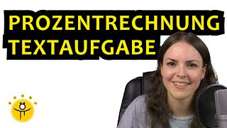 PROZENTRECHNUNG Textaufgabe einfach erklärt – Preiserhöhung berechnen Grundwert [upl. by Anaujnas720]