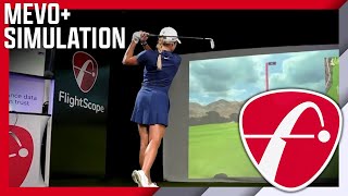 FlightScope Mevo Simulation [upl. by Priebe]