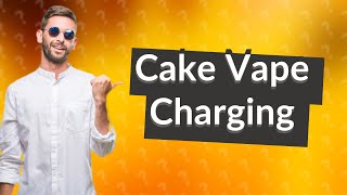 How do you charge a cake vape pen without a charger [upl. by Nuahsak89]