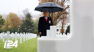 FULL Trump Speaks at WWI Ceremony at Suresnes Cemetery [upl. by Hollinger344]