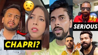 Elvish Yadav Vs Love Kataria’s Girlfriend Controversy😧 EXPOSED Ajaz Khan Vs Rajveer Lafda Again [upl. by Anastas]