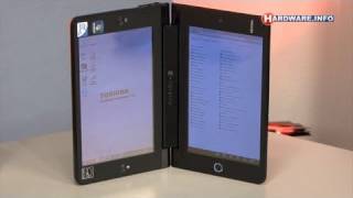 HardwareInfo TV 201 deel 33 Toshiba Libretto W100 review [upl. by Inram]