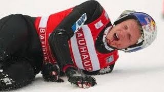 Extremer SturzCrash beim Skispringen  Thomas Morgenstern 2014 [upl. by Zullo240]