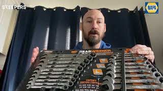 GearWrench Ratcheting Wrench Set Review  NAPA Brand Ambassador [upl. by Oona601]