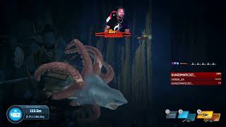 Lusca Sharktopus Fight  Godzilla on Dave The Diver w iBenSmokin [upl. by Aymik]