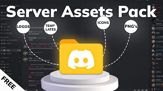 Free Discord Server Making Assets Pack 50 Elements [upl. by Ardnuhsal]