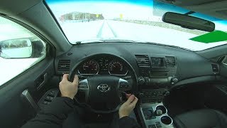 2013 Toyota Highlander 35L 273HP POV CITY DRIVING [upl. by Celtic522]