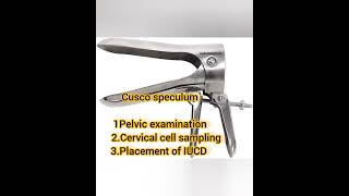 cusco speculum medical instruments  OBG instruments [upl. by Abigale330]