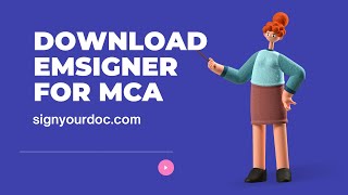 How to Download and Install emsigner for MCA Portal [upl. by Jeanelle888]