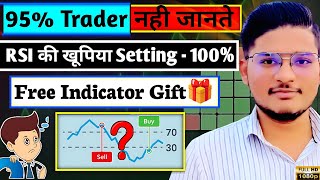 RSI की खूपिया Setting का Tradingview Indicator  Free Gift🎁  Top Bottom Catch Using Of RSI Tool [upl. by Ahsoek]