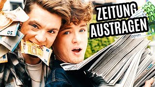 Als Schüler Geld verdienen  Zeitung austragen  Die Lochis [upl. by Ahsienar]