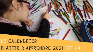 Les Calendriers Plaisir dApprendre 2021 sont là poutre du temps Montessori [upl. by Rona]