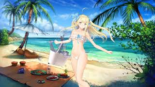 アズールレーン Azur Lane Review Live2D Centaur Undine of the Beach Skin [upl. by Averell]