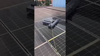 Solar Cleaning Robot solarclean solarpanelmaintenance solarcleaner [upl. by Etteraj757]