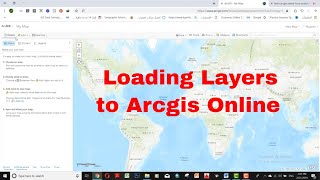 loading layers to Arcgis online [upl. by Asyram]