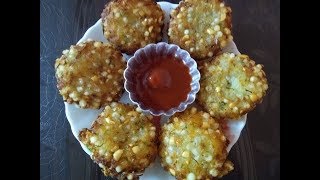 Sabudana vada  Sabakki vade  Sago fritters recipe [upl. by Haziza149]