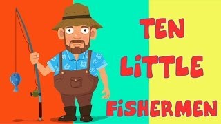 Ten Little Fishermen  Kindergarten Nursery Rhymes For Children  Cartoons For Babies by Kids Tv [upl. by Repsac842]