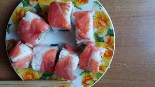 Как Сделать с Красной Рыбой🍣👍💯 [upl. by Sirak]