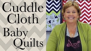 Make a Baby Quilt Easy Quilting with Shannon Cuddle Cloth Kits [upl. by Bethina]