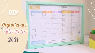 DIY PLANNER MENSUAL 2021✏️🗓 REUTILIZABLE Y DESCARGABLE FÁCIL Y HECHO A MANO✨ [upl. by Diaz]