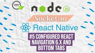 5 configure reactnavigation 6X and setup bottom tabs  maintain folder structure reactnative [upl. by Aicnilav]