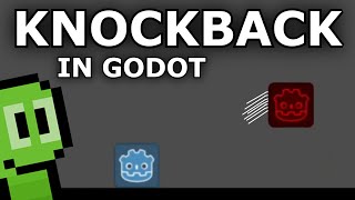 How to Create KNOCKBACK in Godot [upl. by Ajnin]