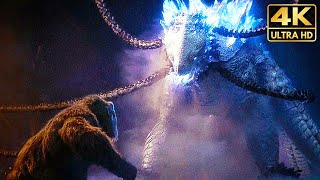 King Kong Meets Skar King amp Shimo 4K Full Fight Scene 2024 Godzilla x Kong The New Empire Movie [upl. by Anaytat]