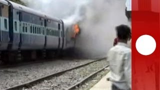 Train accident leaves at least 37 dead in India [upl. by Ambie]