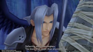 Kingdom Hearts II Final Mix HD PS4  Sephiroth No Damage Critical Mode [upl. by Nogaem626]