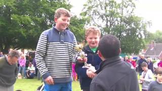 Soap Box Derby Gressenhall Village Fete Norfolk [upl. by Annaujat]