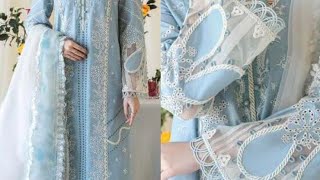 Embroidery suit cutting and stitching step by step Without lining cuttingandstitching foryou [upl. by Einner423]