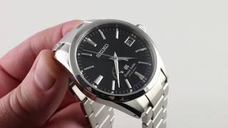 Grand Seiko Spring Drive SBGA101 Luxury Watch Review [upl. by Loris603]