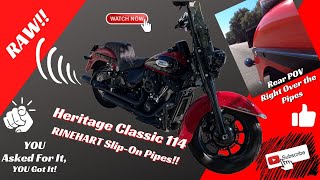 2022 Heritage Classic 114  Raw Exhaust Run [upl. by Anatak]