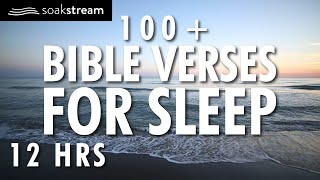 Bible Verses For Sleep  100 Healing Scriptures with Soaking Music  Audio Bible  12 HRS [upl. by Lancey]